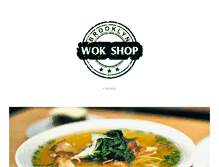 Tablet Screenshot of brooklynwokshop.com
